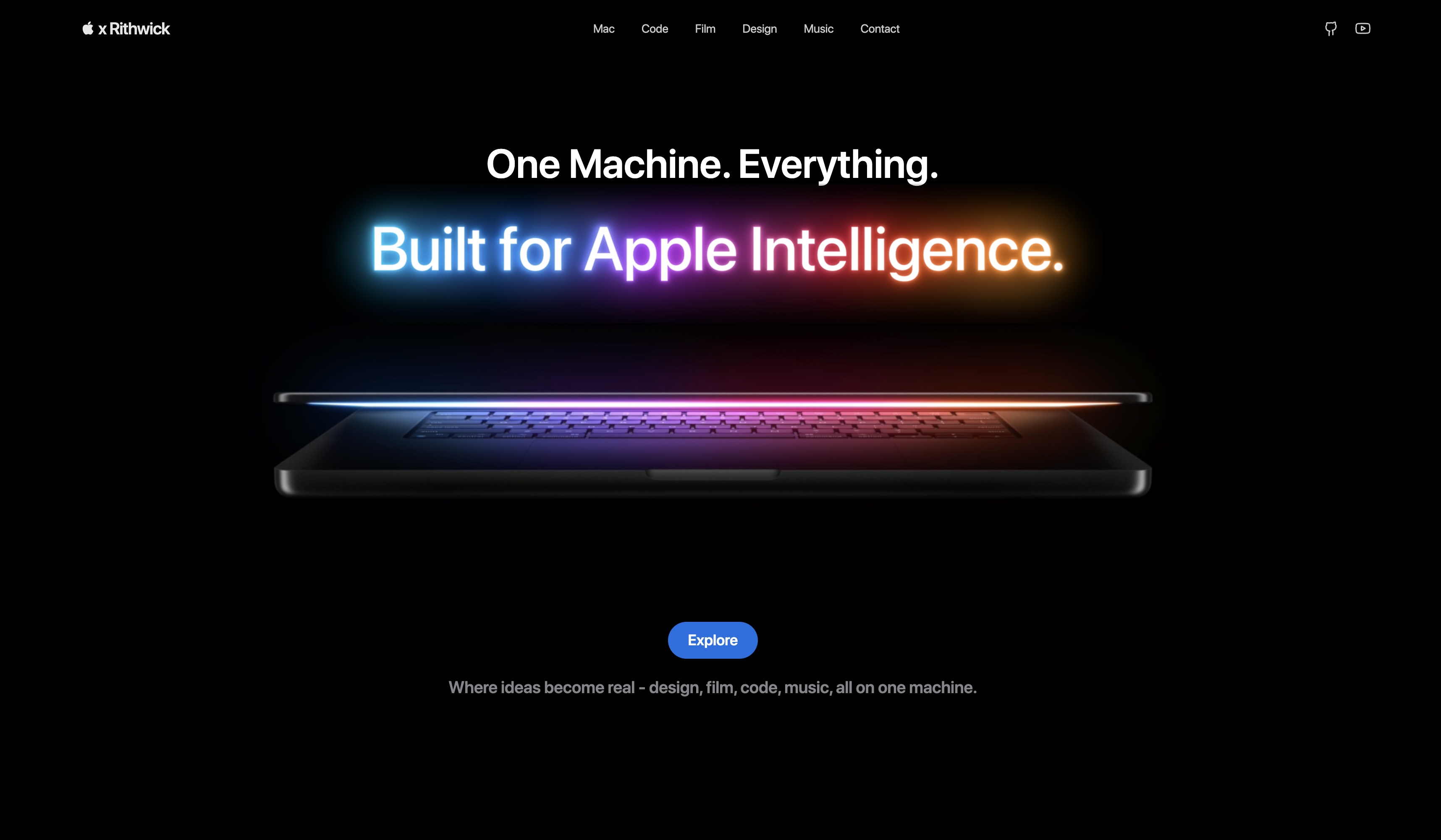GSAP MacBook Landing Page Cover